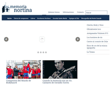 Tablet Screenshot of memorianortina.cl